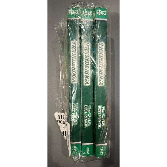 Dixon Ticonderoga No 2 Pencils 12 CT #2 HB Soft, Lot of 3 Sealed Boxes, School - Picture 7 of 7